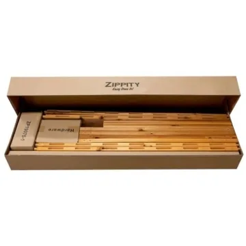 Zippity Decorative No Dig Wood Fence Kit for Outdoor Use