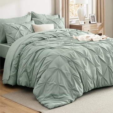 Bedsure King Comforter Set 7 Pieces - Cozy & Elegant Bedding