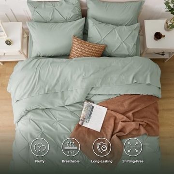Bedsure King Comforter Set 7 Pieces - Cozy & Elegant Bedding