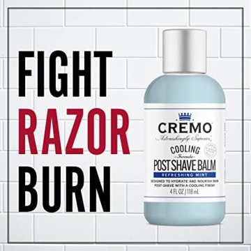 Cremo Cooling Post Shave Balm for Soothing Skin Relief
