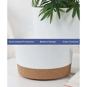 kubvici 8 Inch Planters - Stylish and Durable Planter Pot