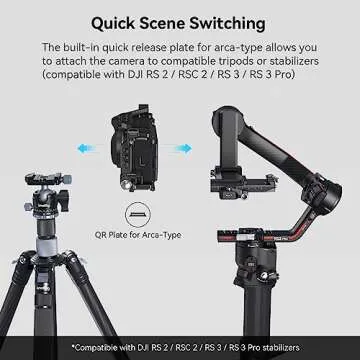 SMALLRIG ZV-E1 Cage Kit with Silicone Grip and Cable Clamp for HDMI, Full Camera Cage Kit for Sony ZV-E1, Built-in Quick Release Plate for Arca-Type, Cold Shoe Mounts