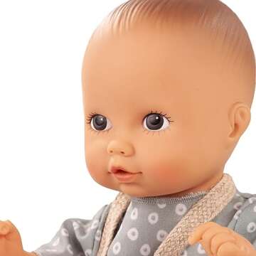 Gotz Aquini 13" Avacado Girl Drink & Wet Bath Baby Doll with Pacifier, Towel and Potty