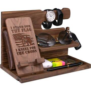 Military Engraved Phone Docking Station - Unique Gift
