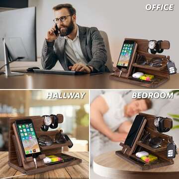 Military Engraved Phone Docking Station - Unique Gift