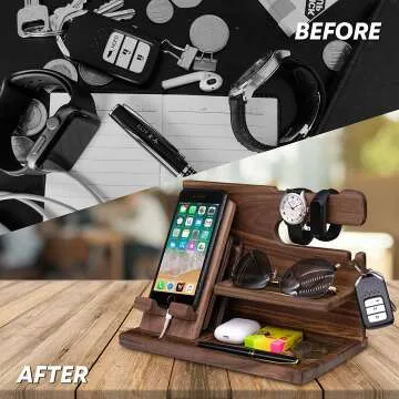 Military Engraved Phone Docking Station - Unique Gift