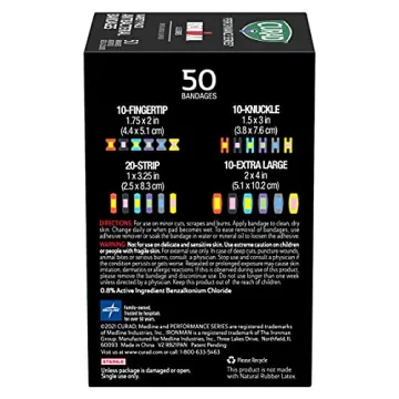 CURAD Performance Series IRONMAN Bandages for Active Lifestyles