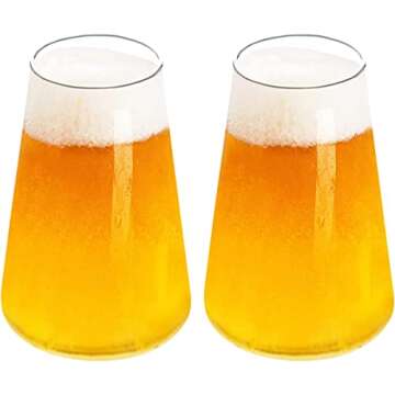 URMAGIC 10oz Mount Fuji Glasses Cup, Heat-resistant Creative Drinking Glasses Transparent Mountain Shape Stemless Japanese Clear Glass Cup for Whiskey,Coffee,Beer,Juice,Water and Wine