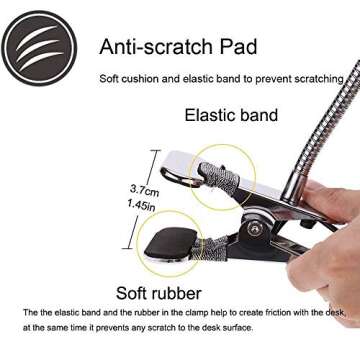 Quality Clip on Light Tattoo Beauty Lamp - Adjustable Brightness