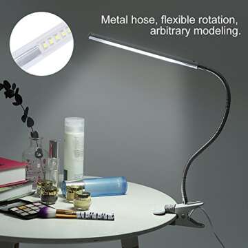 Quality Clip on Light Tattoo Beauty Lamp - Adjustable Brightness