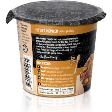 FlapJacked Muffin Peanut Butter - Nutrient-Rich Snack