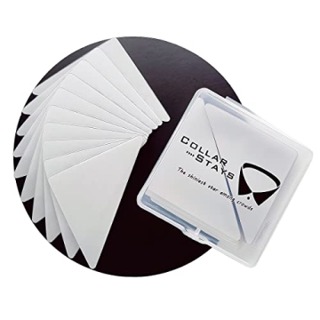 Collar Stays for Polo Shirts - No Curl Collar Support for Any Shirt