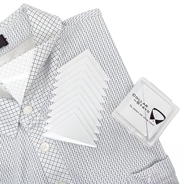 Collar Stays for Polo Shirts Non-Curl Durable Adhesive
