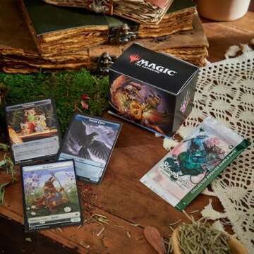 Magic: The Gathering Bloomburrow Commander Deck - Family Matters (100-Card Deck, 2-Card Collector Booster Sample Pack + Accessories)