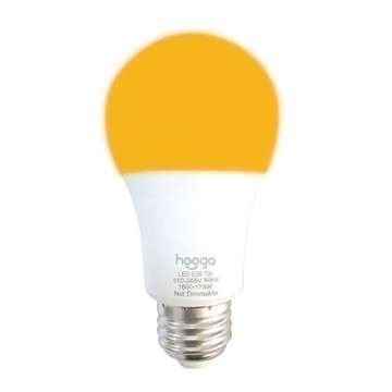 hooga Sleep Light Bulb, Amber Light Bulbs for Sleep Therapy, Blue Light Blocking, 1600K Dim Light Bulbs 45W Equivalent, Mood Soothing Light, E26 A19 Warm Light Bulbs for Bedroom, Nursery, 2 Pack.