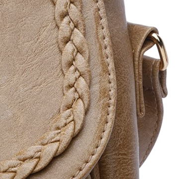 KKXIU Stylish Crossbody Bag with Vintage Charm for Women