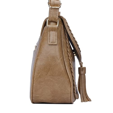 KKXIU Stylish Crossbody Bag with Vintage Charm for Women