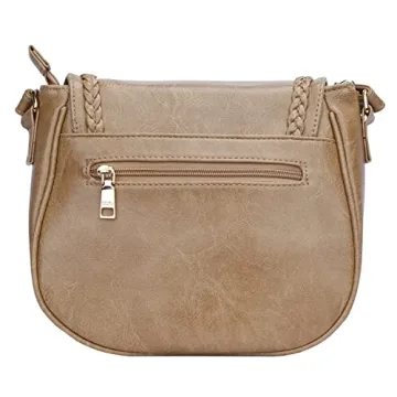 KKXIU Stylish Crossbody Bag with Vintage Charm for Women