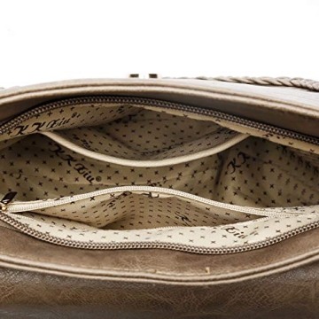 KKXIU Stylish Crossbody Bag with Vintage Charm for Women