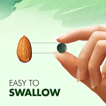 Sunlit Best - USDA Organic Spirulina Tablet - Natural Super Greens Supplements for Immune Support, Gut Health & Boost Energy Tablets with Chlorophyll, Vegan & High Protein, Non GMO