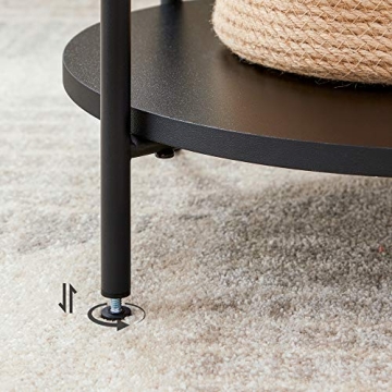 Modern VASAGLE End Table with Movable Tray for Living Room
