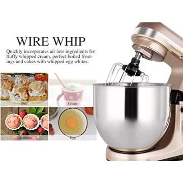 MURENKING 6-Qt Stand Mixer with Timer for Every Baker
