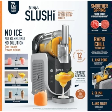 Ninja SLUSHi 72 oz Frozen Drink Maker with 3 Settings