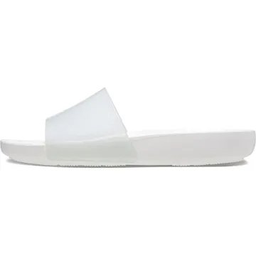 Comfortable Crocs Women's Splash Slides Sandal in White