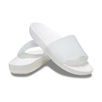Comfortable Crocs Women's Splash Slides Sandal in White