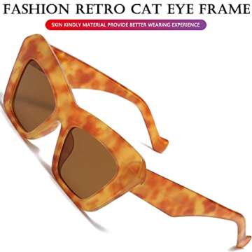 Stylish AIEYEZO Modern Cateye Sunglasses for Women