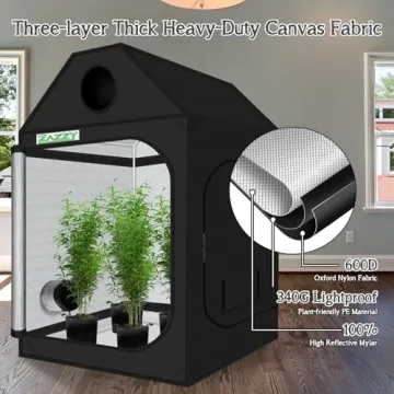 Zazzy Grow Tent 60x60x72 - Ideal for Indoor Gardening