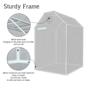 Zazzy Grow Tent 60x60x72 - Ideal for Indoor Gardening