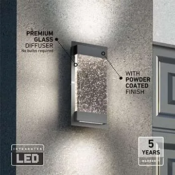 Artika Black Modern LED Sconce for Outdoor Lighting