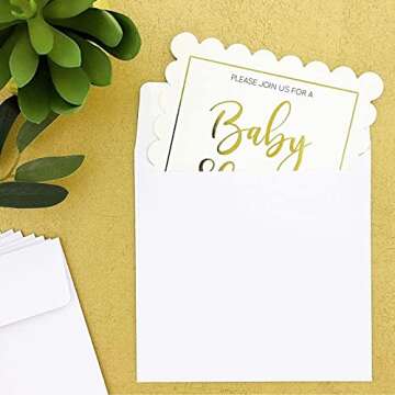 50 Pack Square Envelopes for Every Special Occasion