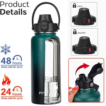 32oz Insulated Stainless Steel Bottle for All Beverages