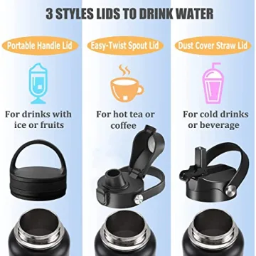 32oz Insulated Stainless Steel Bottle for All Beverages