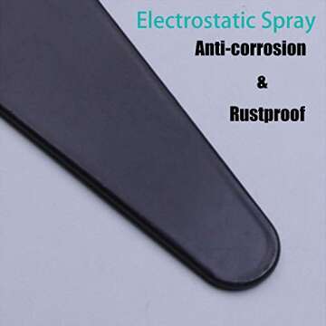 HLMOptimo Heavy Duty T Hinge Tee Hinge T Strap Hinge Shed Hinge Gate Hinge Barn Hinge Fence Hinge Door Hinge Wrought Rustproof All Size Black (2 pcs, 10 inch)