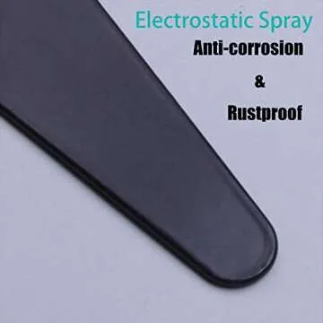 HLMOptimo Heavy Duty T Hinge Tee Hinge T Strap Hinge Shed Hinge Gate Hinge Barn Hinge Fence Hinge Door Hinge Wrought Rustproof All Size Black (2 pcs, 10 inch)