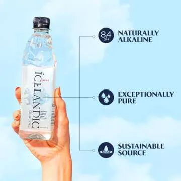 Icelandic Glacial Natural Spring Alkaline Water in 11.16 Fl Oz - 30 Count