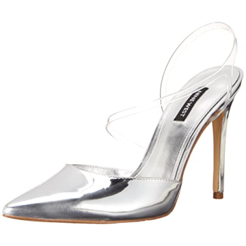 Nine West FAMES3 Silver Pump: Elegant & Comfortable Stiletto Heels