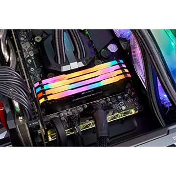 Corsair Vengeance RGB Pro 64GB (4x16GB) DDR4 3200 (PC4-25600) C16 Desktop Memory – Black