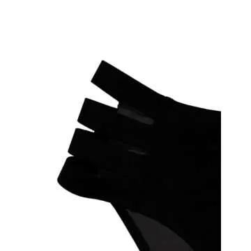 ZAFUL Women High Waist Bikini Bottom Side Mesh Spliced Tankini Swimsuit Swim Briefs Bathing Suit Bottom (3-Black,L)