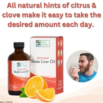 Flavorful Green Pasture Fermented Skate Liver Oil - 6 Oz