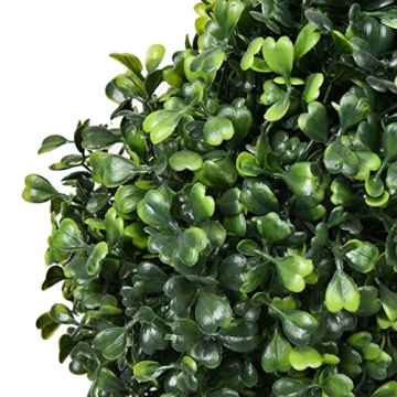 Artificial Spiral Topiary Trees 2 Pack Indoor Outdoor Decor