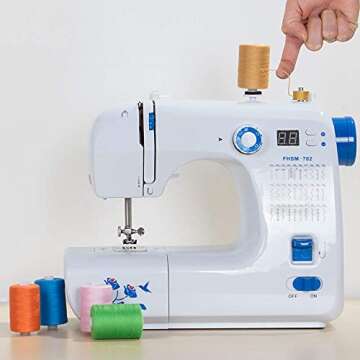 NEX Sewing Thread Assortment Cotton Spools Thread Set for Hand & Machine Sewing, Quilting, Embroidery - 24 Colors 1000 Yards Each