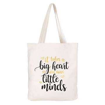 CARAKNOTS Teacher Appreciation Tote Bag for Women