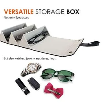 Portable LifeArt Travel Eyeglasses Organizer Collector
