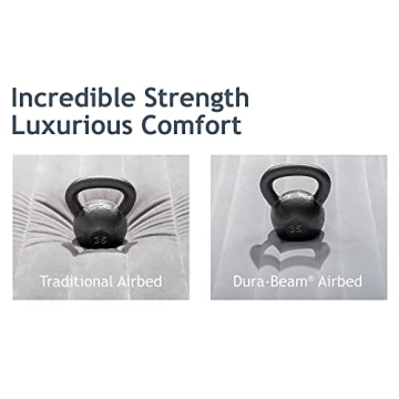 Intex Dura Beam Fiber-Tech Inflatable Airbed with Pump