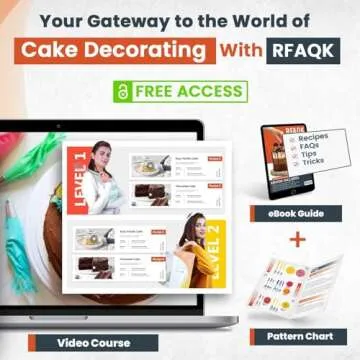 RFAQK 50PCs Cake Turntable Set for Perfect Decor