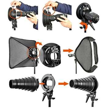 Godox S-type Speedlite Bracket for Quick Easy Flash Mounting
